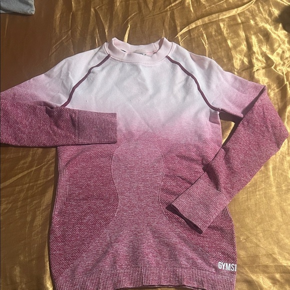 Gymshark Gradient Pink Sweater NWOT - Picture 1 of 5